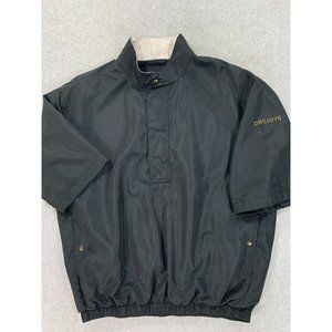 Dryjoy's By Footjoy Waterproof Pullover Golf Jacket (Men's Large)‎ Black